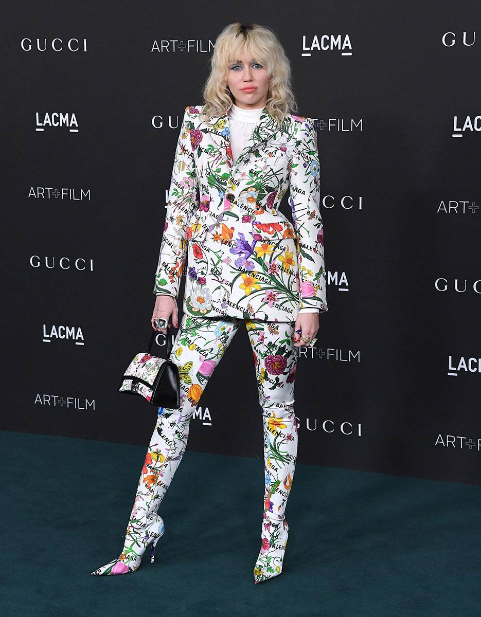 Miley Cyrus na gali LACMA Art + Film, 2021