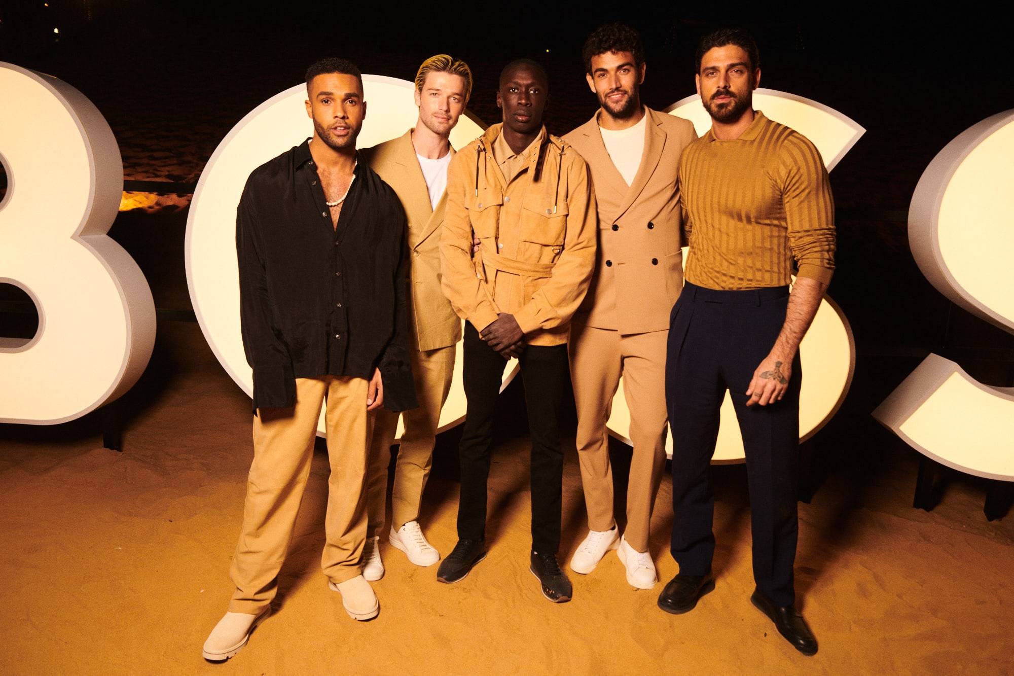 Lucien Laviscount, Patrick Schwarzenegger, Khaby Lame, Matteo Berrettini i Michele Marrone 