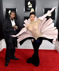 Cardi B w kreacji Thierry'ego Muglera z 1995 roku, Axelle/Bauer-Griffin/Getty Images