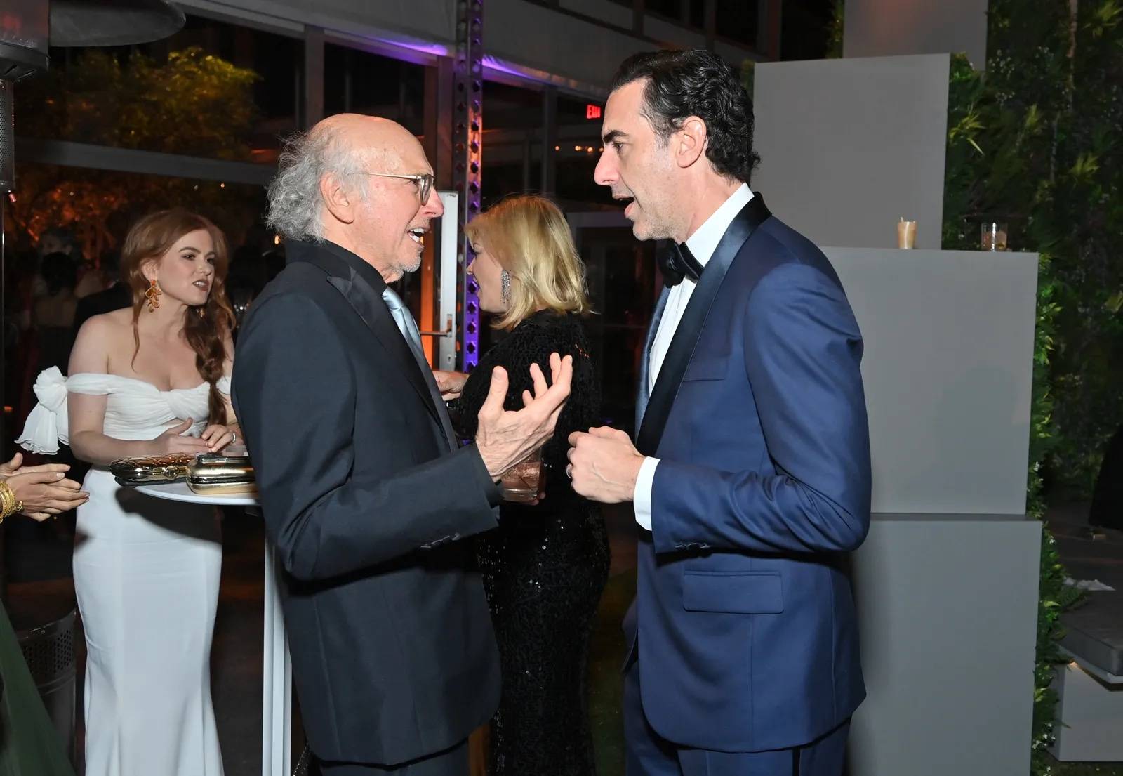 Larry David i Sacha Baron Cohen