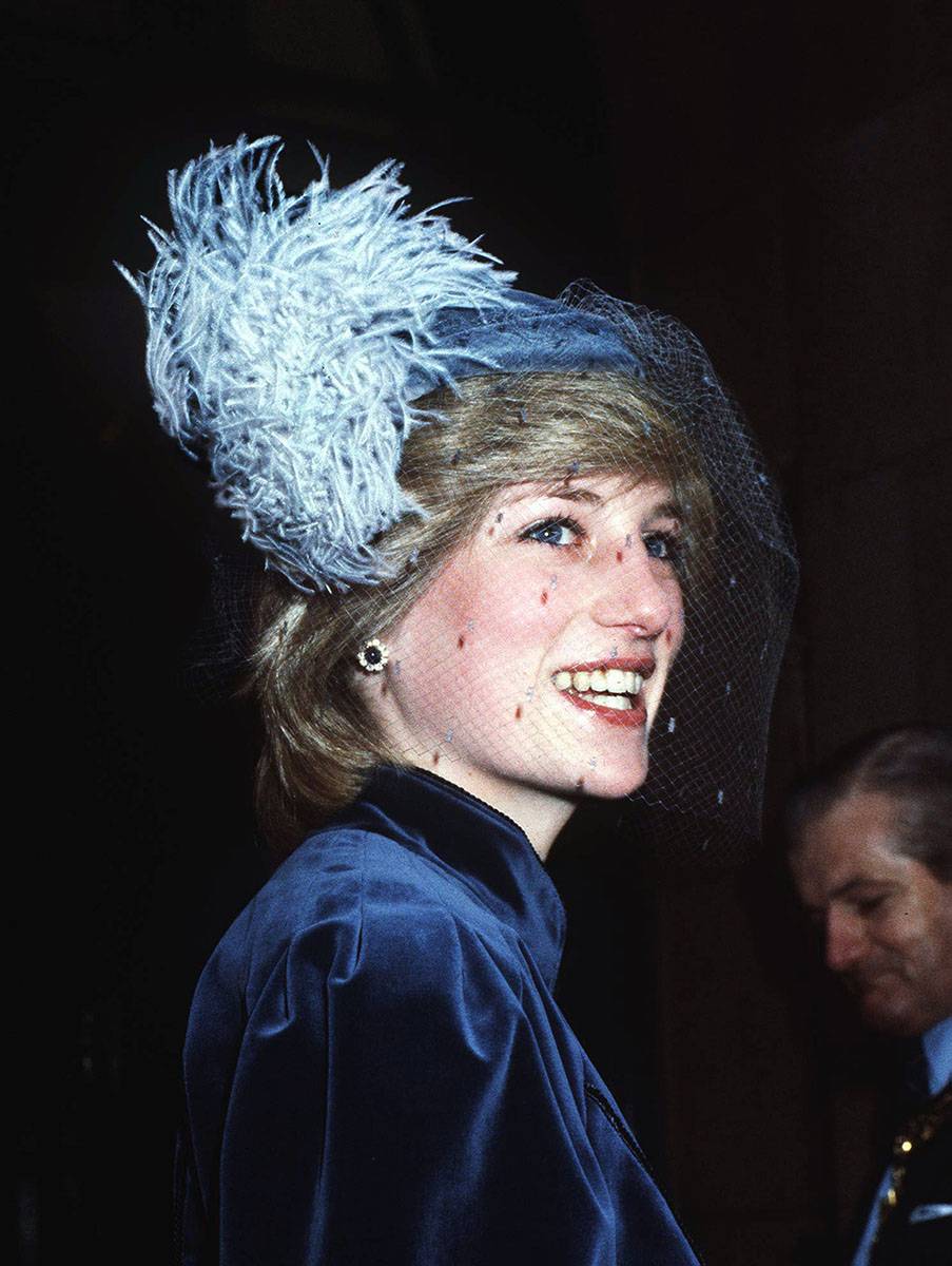 Księżna Diana w Londynie w 1982 roku