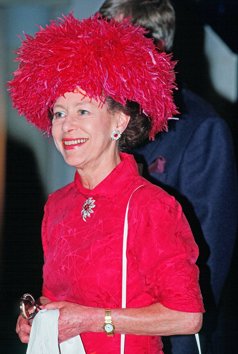Księżniczka Małgorzata w Londynie w 1991 roku