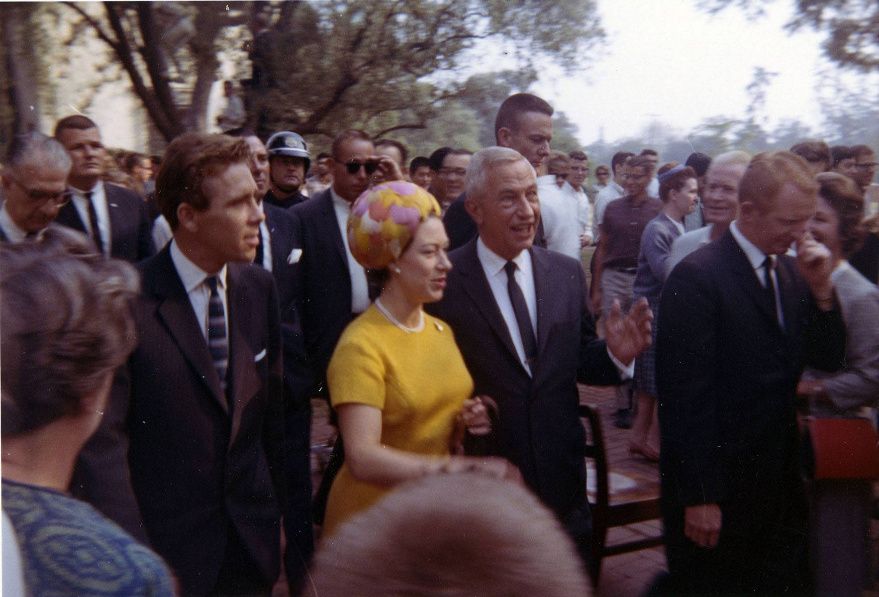 Księżniczka Małgorzata w Kalifornii w 1965 roku