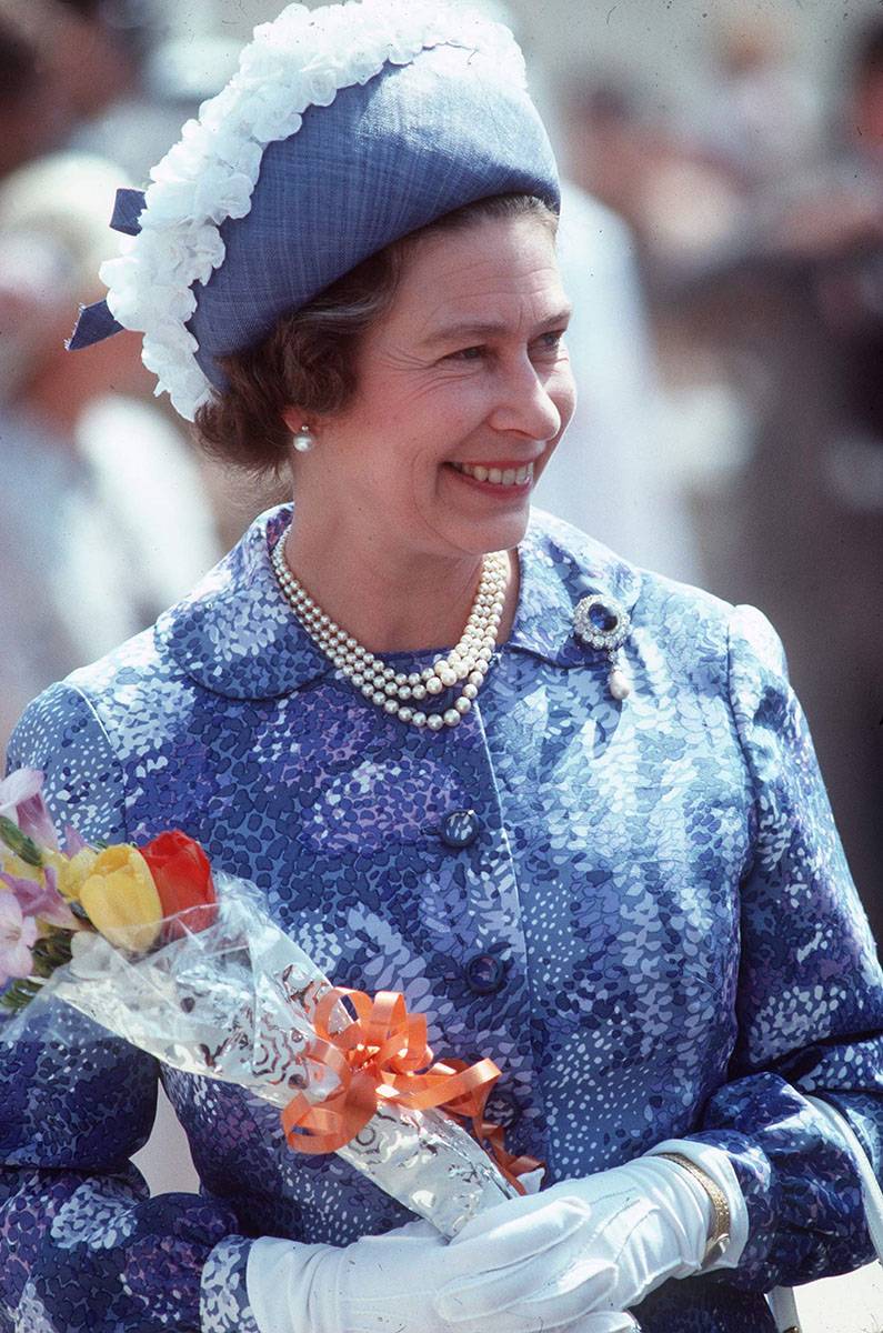 Królowa Elżbieta w Doha w 1979 roku