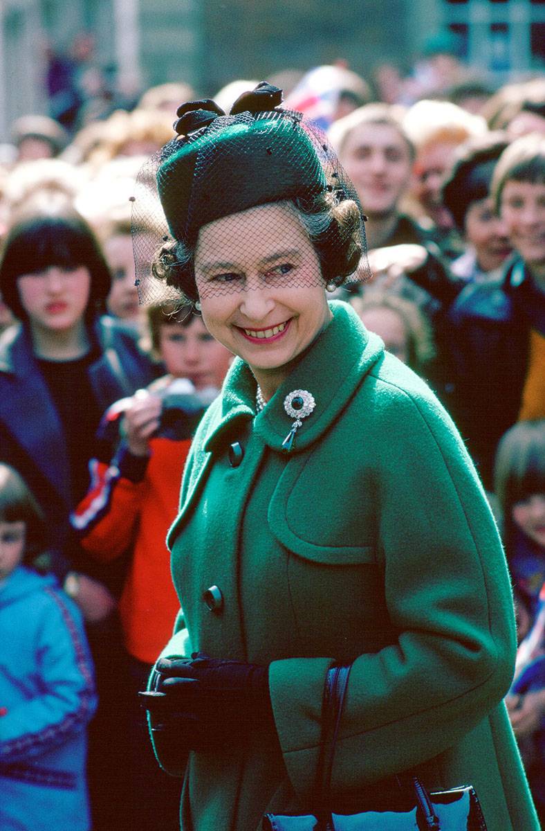 Królowa Elżbieta w Worcester w 1980 roku