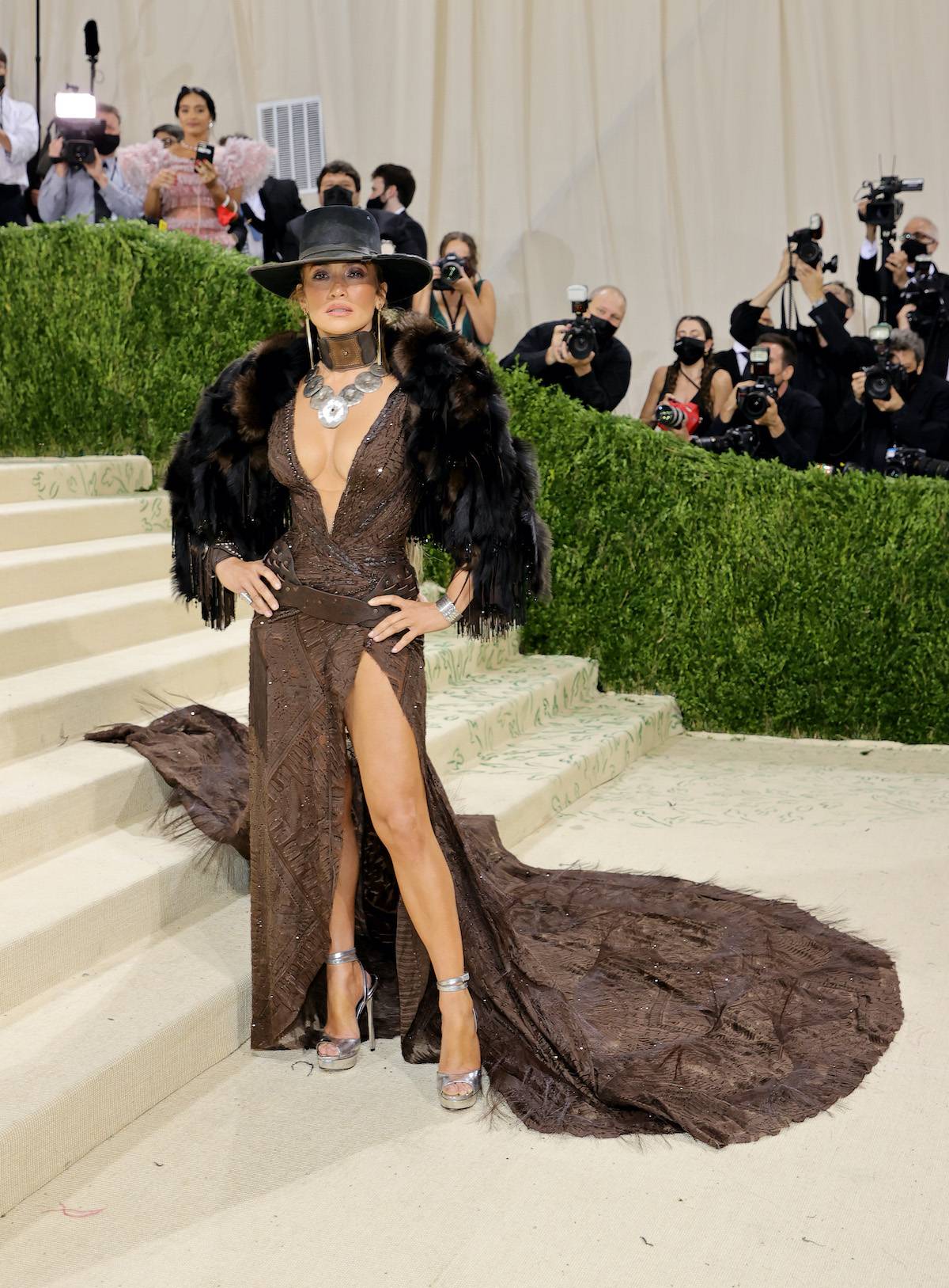 Jennifer Lopez w Ralph Lauren, 2021 rok