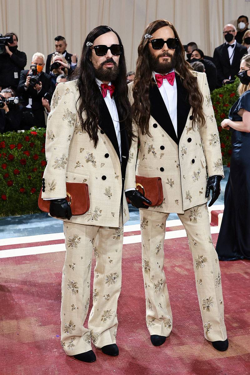 Alessandro Michele i Jared Leto w Gucci