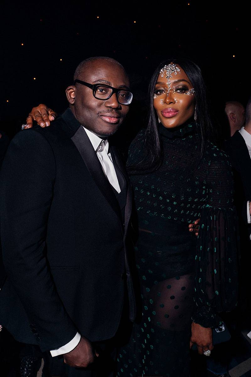 Edward Enninful and Naomi Campbell