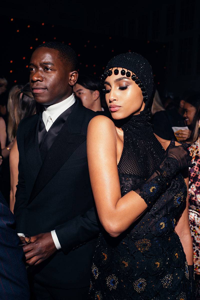 Damson Idris and Imaan Hammam