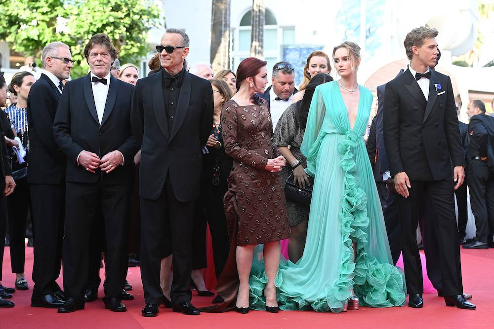 Steve Binder, Tom Hanks, Lisa Marie Presley, Olivia DeJonge i Austin Butler