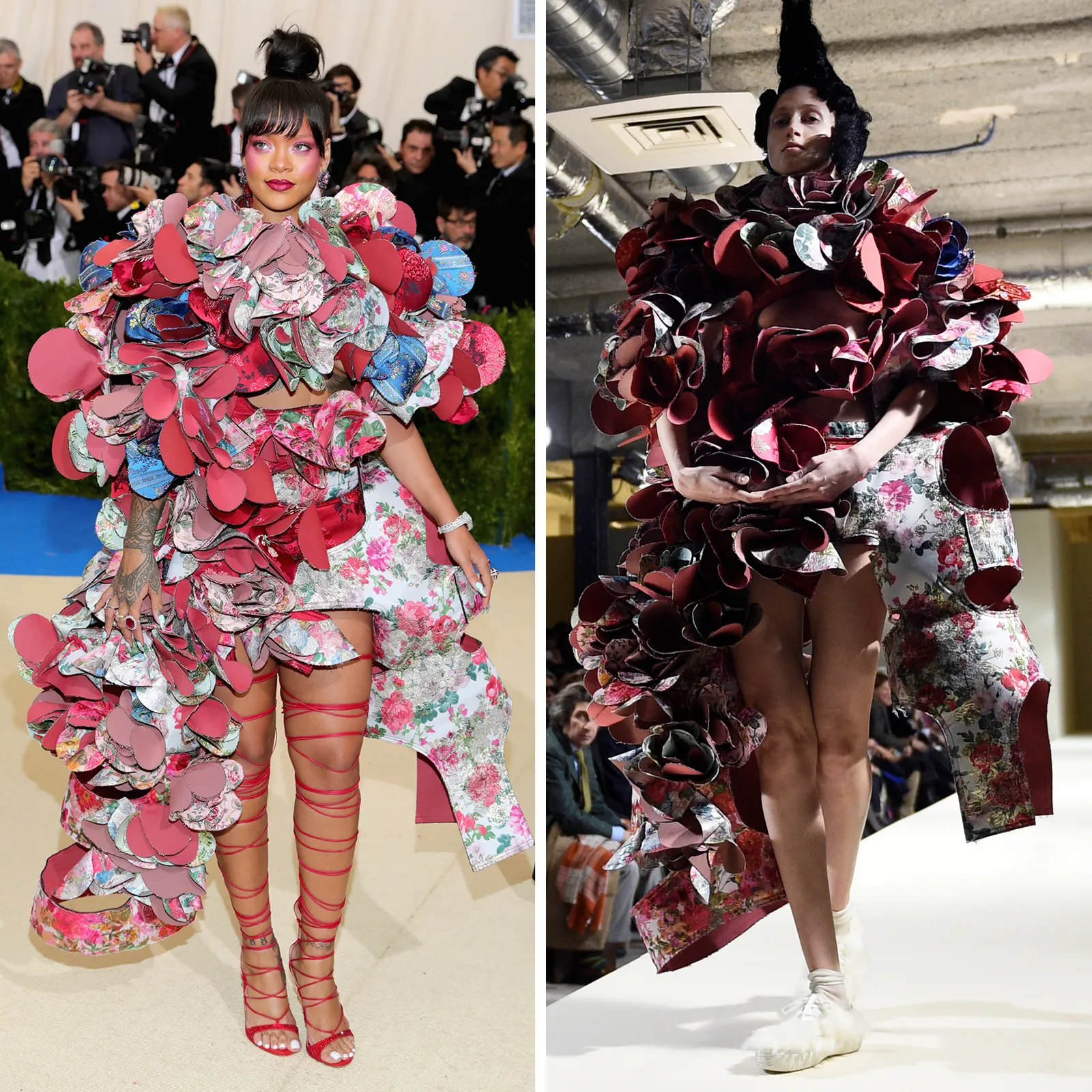 Rihanna w kreacji Comme des Garçons