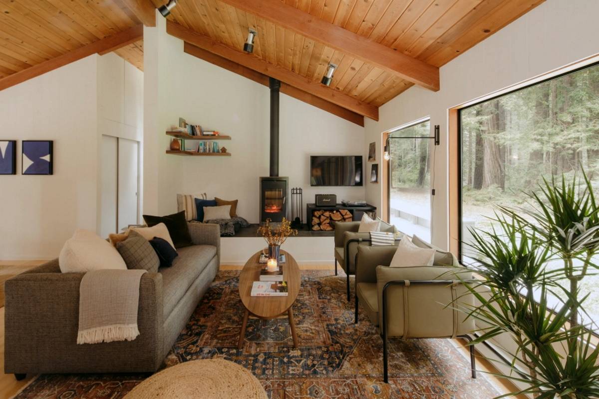 Forest Getaway w Sea Ranch w Kalifornii w USA