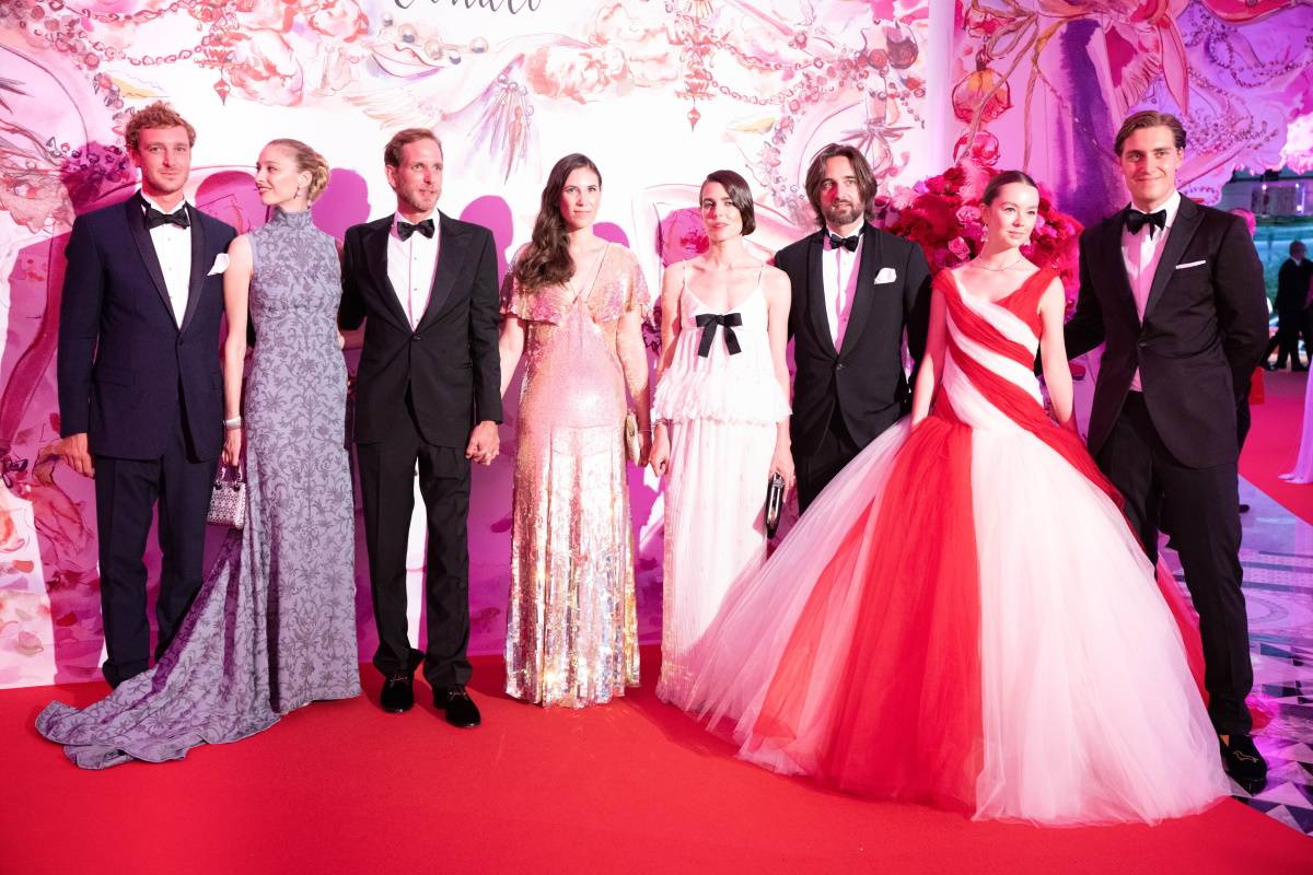 Pierre Casiraghi, Beatrice Borromeo, Andrea Casiraghi, Tatiana Santo Domingo, Charlotte Casiraghi, Dimitri Rassam, księżna Alexandra, Ben-Sylvester Strautmann