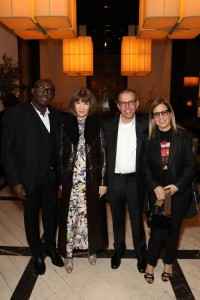 Edward Enninful, Anna Wintour, Jonathan Newhouse i Ronnie Cooke Newhouse, fot. Darren Gerrish