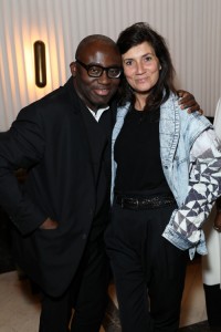 Edward Enninful i Emmanuelle Alt, fot. Darren Gerrish