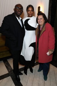 Edward Enninful, Naomi Campbell i Suzy Menkes, fot. Darren Gerrish