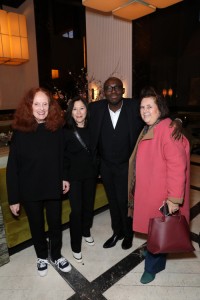 Grace Coddington, Phyllis Posnick, Edward Enninful i Suzy Menkes, fot. Darren Gerrish