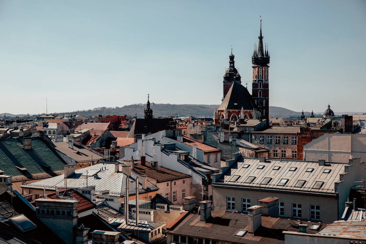 Kraków, widok z Akademii Muzycznej