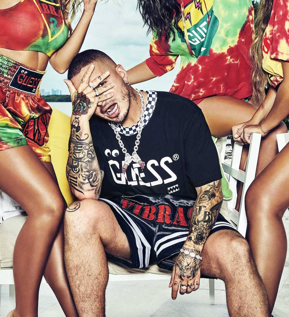 J Balvin w kampanii Guess Vibras, Fot. materiały prasowe