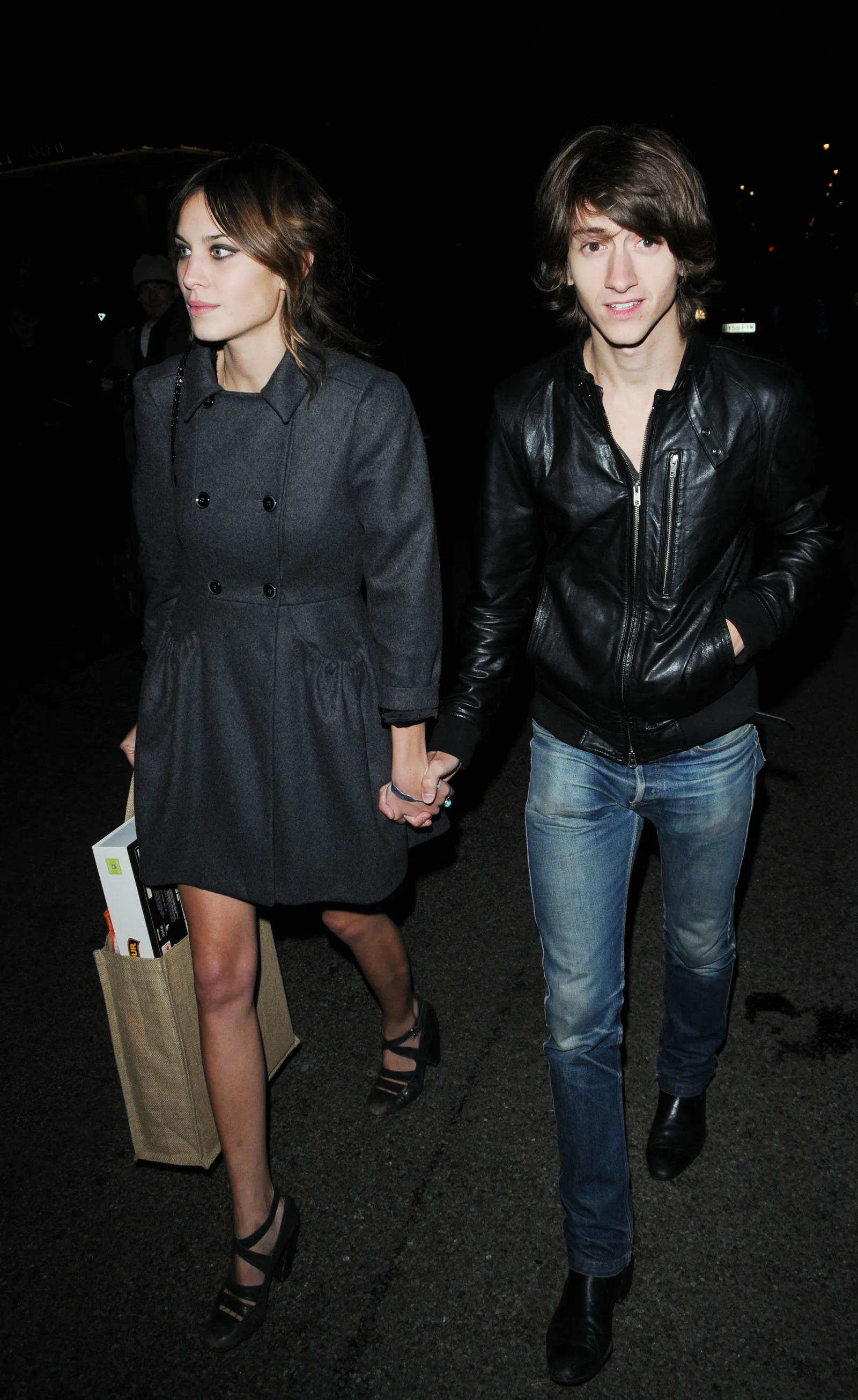 Alexa Chung i Alex Turner, 2009 r.