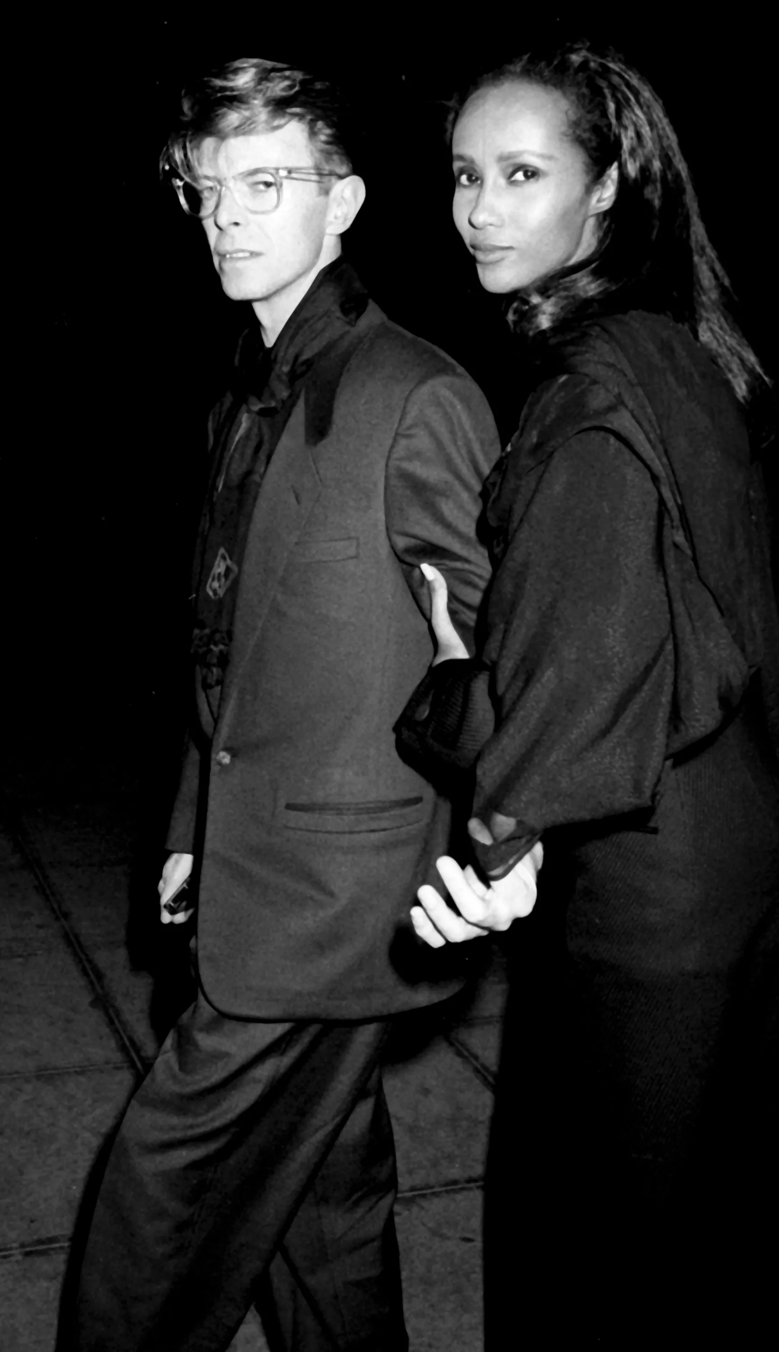 Iman i David Bowie, 1990 r.