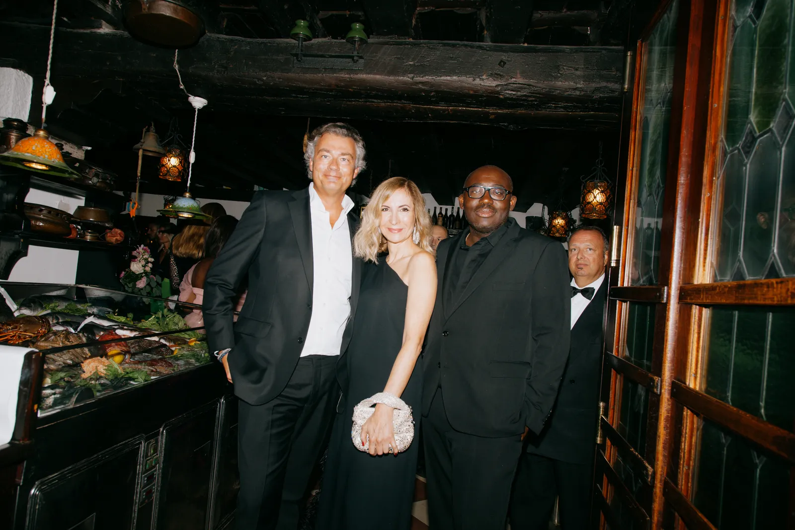 Cartier UK managing director Laurent Feniou, Condé Nast’s European managing director Natalia Gamero i Edward Enninful.