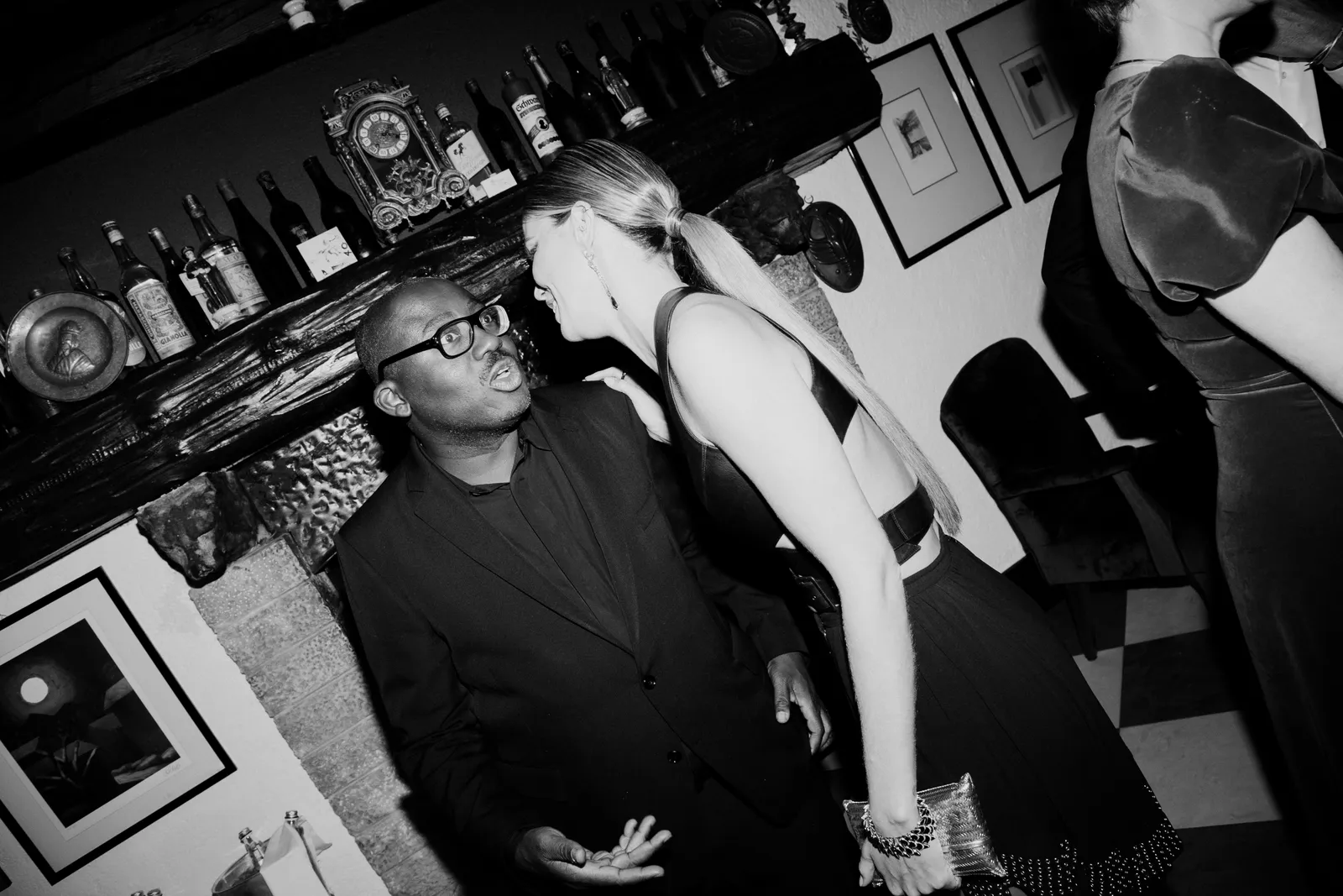 Edward Enninful i Bianca Brandolini. 