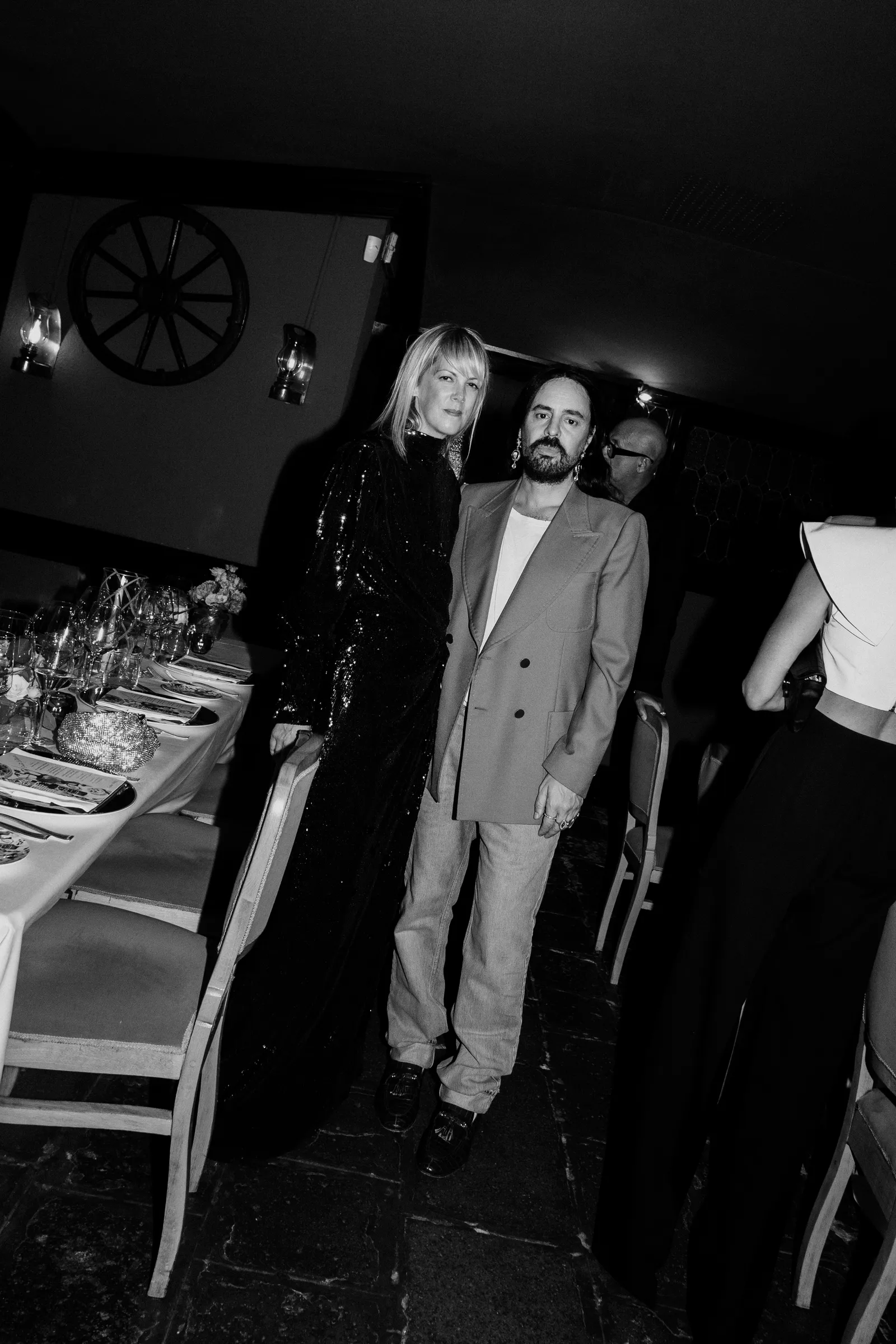 Laura Ingham i dyrektor kreatywny Gucci Alessandro Michele