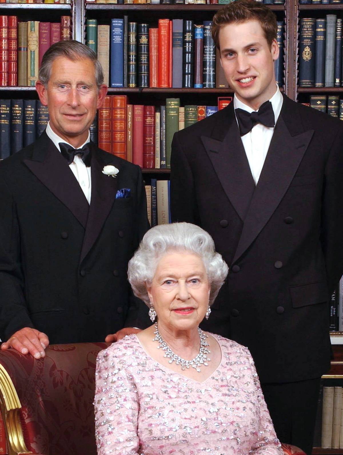 Z królową Elżbietą II, Londyn, 2003 rok