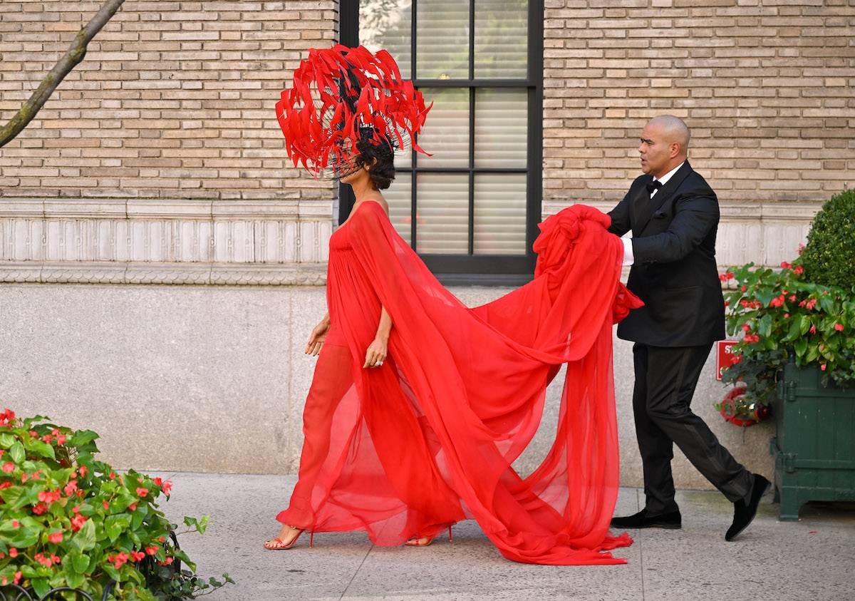 Nicole Ari Parker i Christopher Jackson na planie „I tak po prostu…”