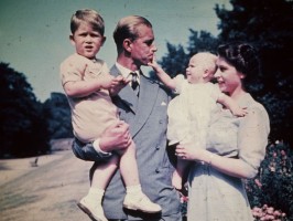 Elżbieta II i Książę Filip zostają rodzicami (przełom lat 40. i 50.), Fot. Getty Images