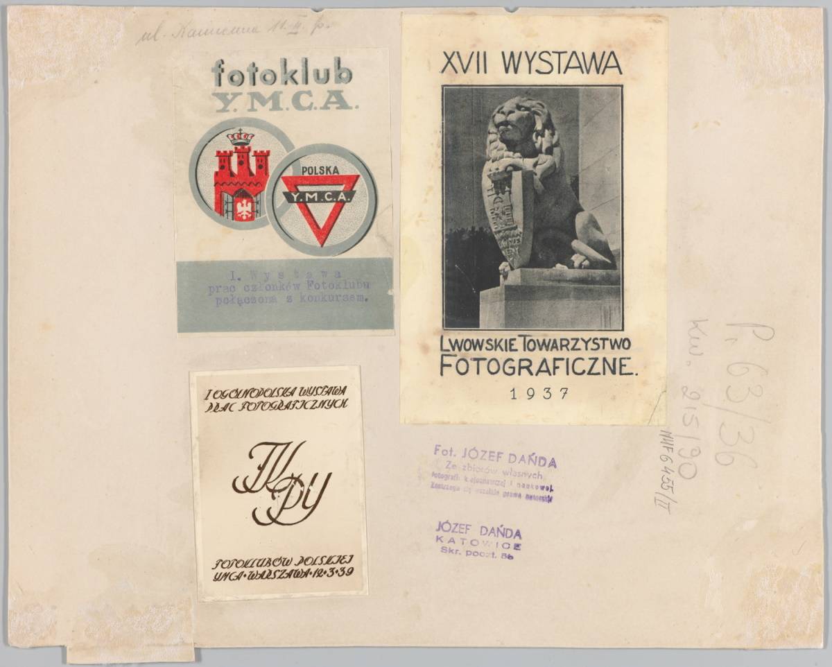 Rewers zdjęcia Józefa Dańdy, Łabędzie, ok. 1937