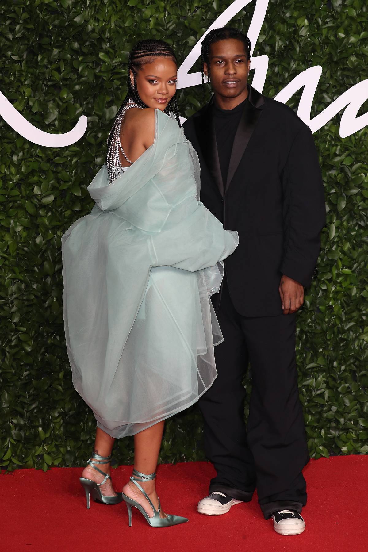 Rihanna i ASAP Rocky na The Fashion Awards 2019
