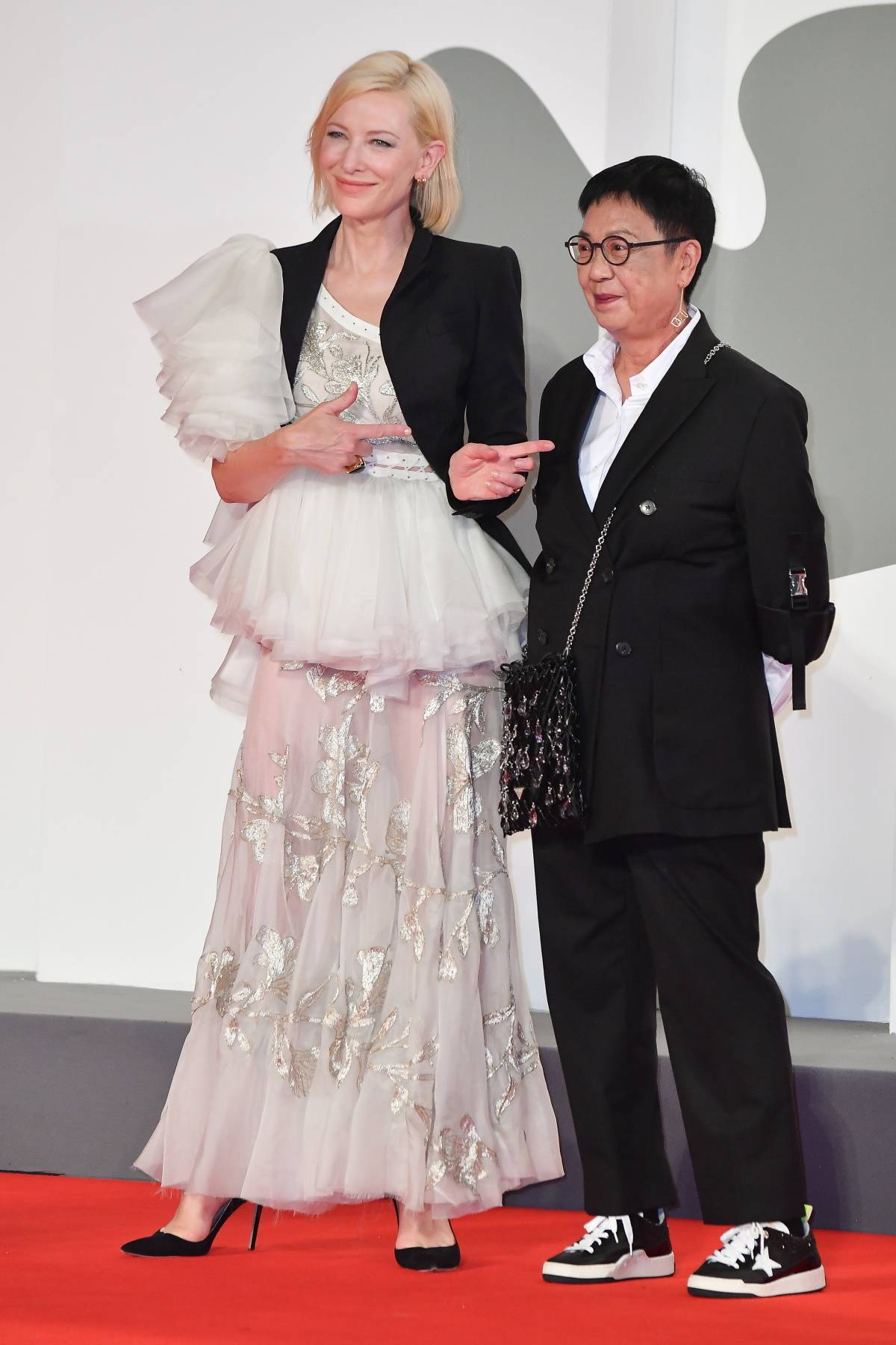 18.	Cate Blanchett i Ann Hui na festiwalu filmowym w Wenecji w 2020 roku