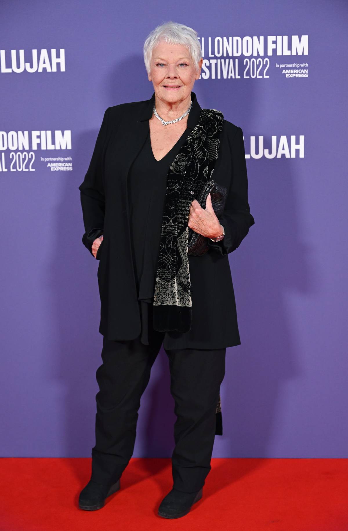 Judi Dench na festiwalu filmowym w Londynie, 2022 rok