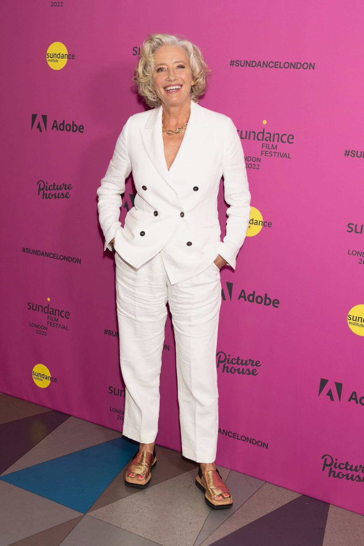 Emma Thompson na premierze „Powodzenia, Leo Grande” podczas Sundance Film Festival w Londynie 9 czerwca 2022 roku