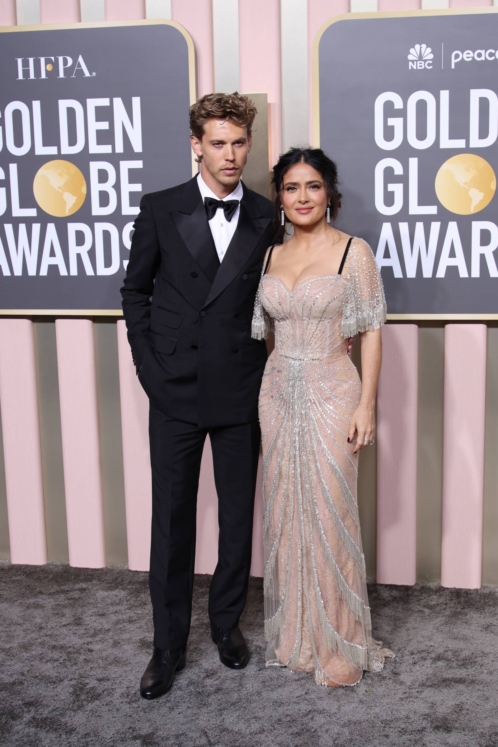 Austin Butler i Salma Hayek