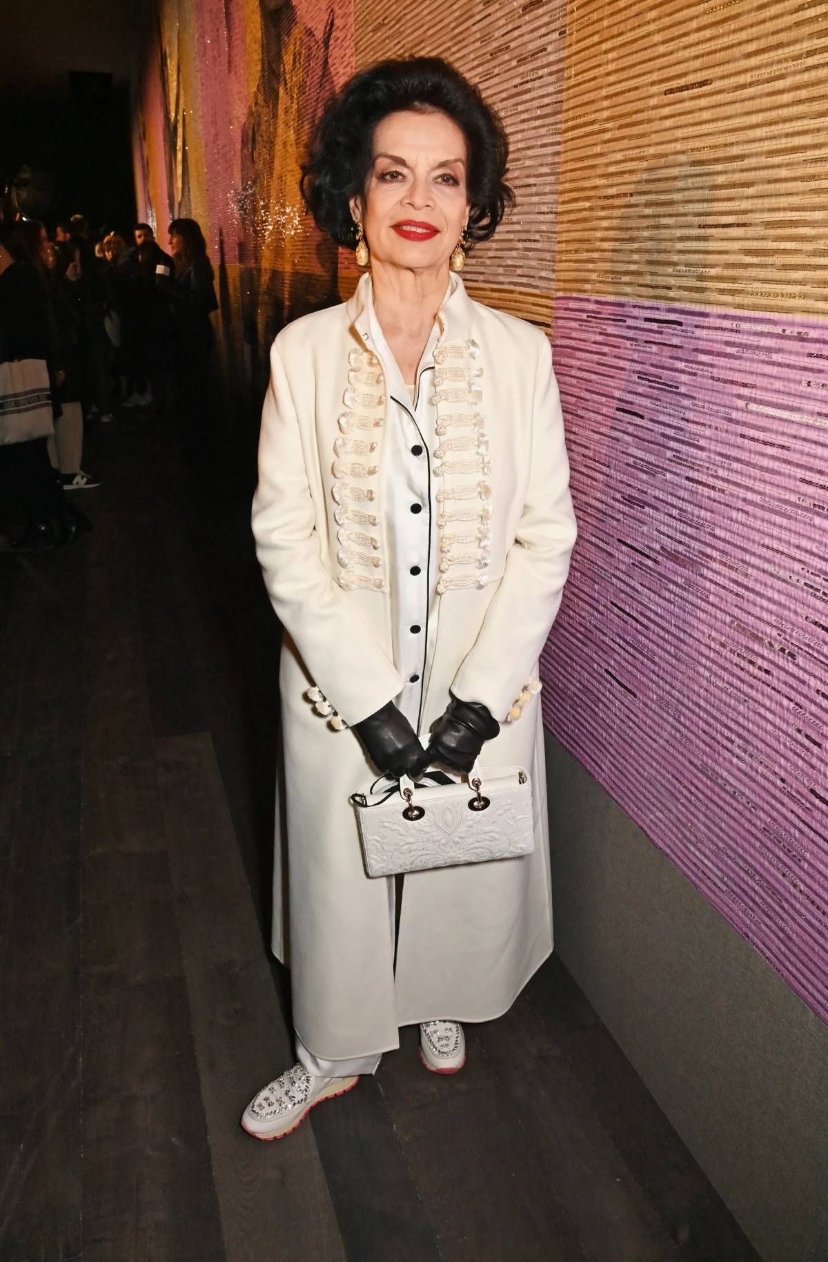 Bianca Jagger na pokazie Diora