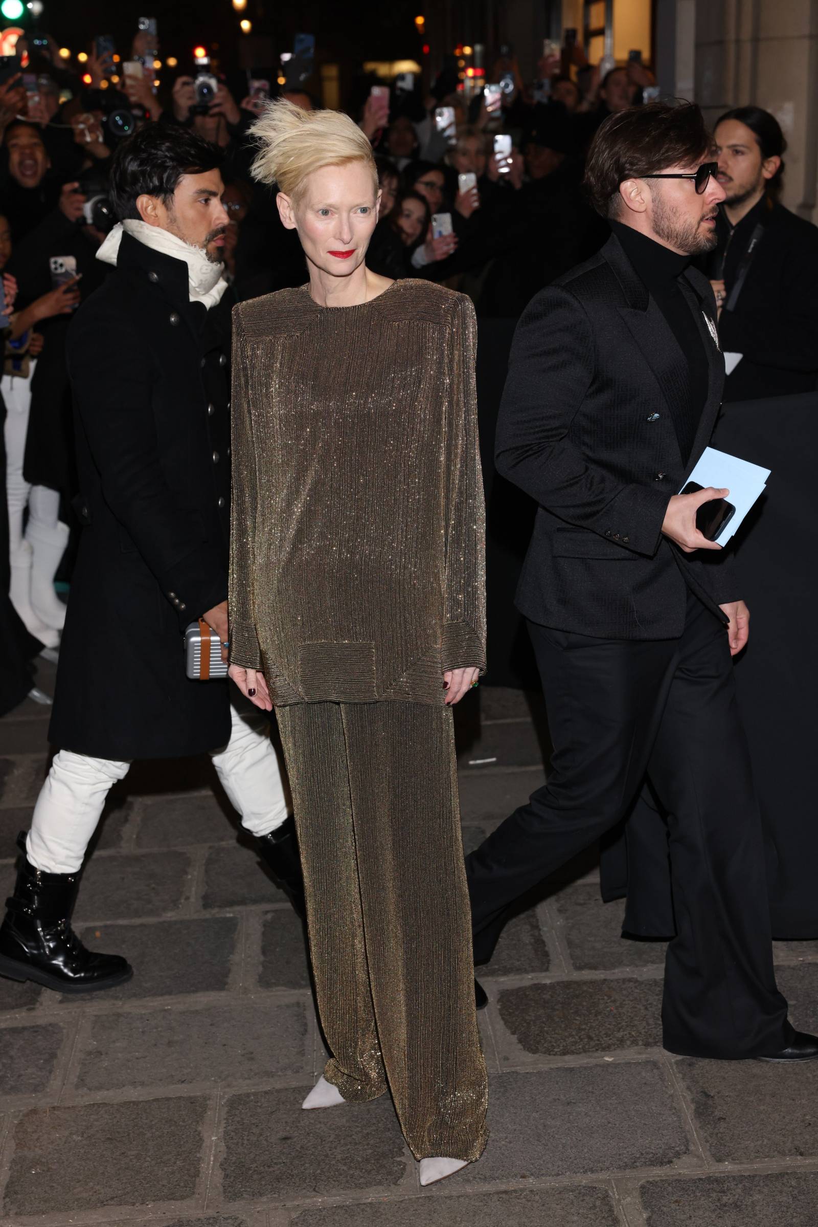 Tilda Swinton na pokazie Jeana Paula Gaultiera