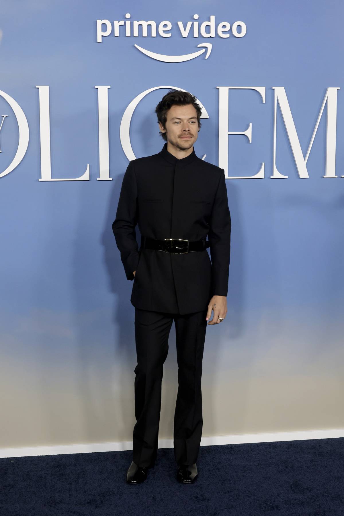 W komplecie od Gucci na premierze filmu „My Policeman” w Los Angeles w 2022 r. 