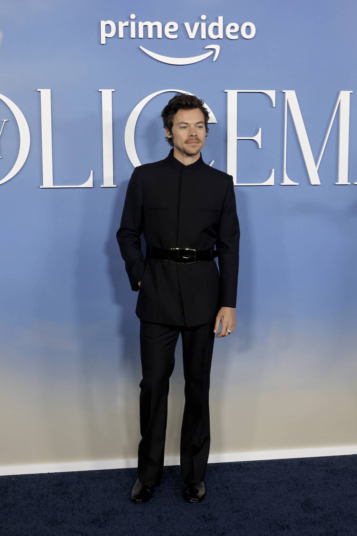 W komplecie od Gucci na premierze filmu „My Policeman” w Los Angeles w 2022 r.