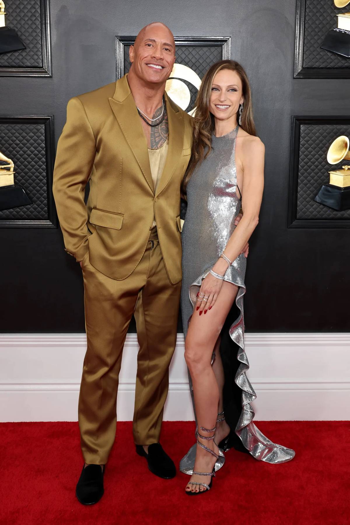 Dwayne Johnson and Lauren Hashian