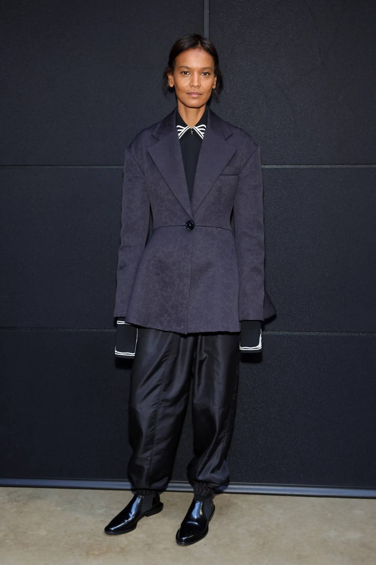 Liya Kebede na pokazie Proenza Schouler w Nowym Jorku