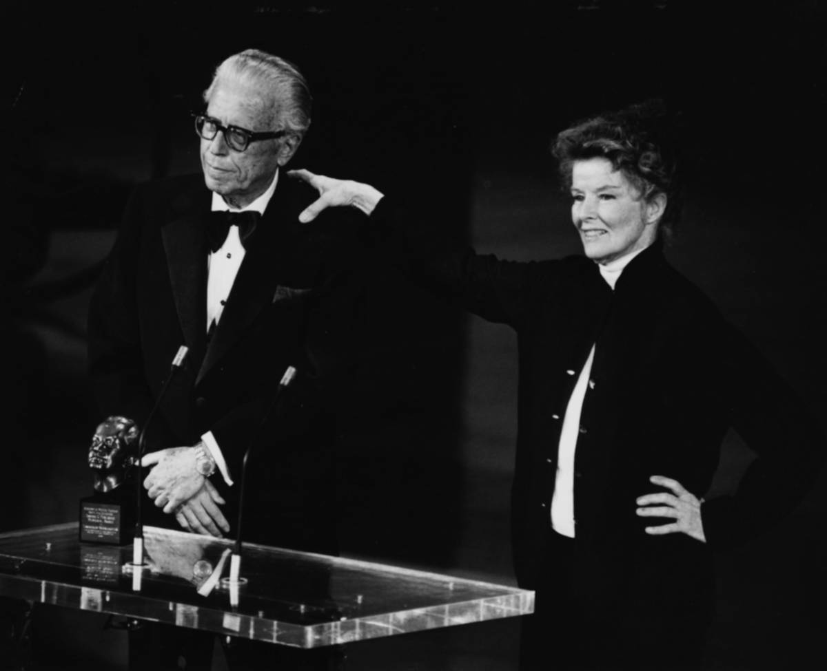 Katharine Hepburn na 46. gali rozdania Oscarów