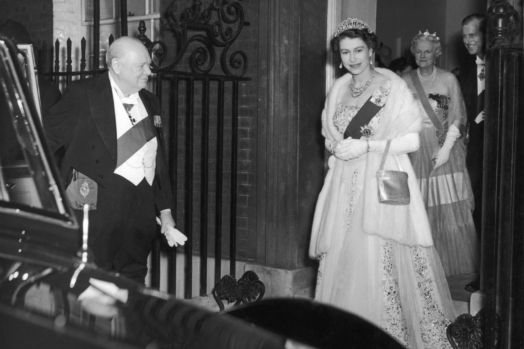 Królowa Elżbieta II i Winston Churchill, 1953 rok