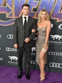 Colin Jost i Scarlett Johansson, Fot. Getty Images