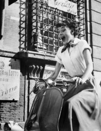 Audrey Hepburn w filmie Rzymskie wakacje, 1953 rok, Fot. Bettmann