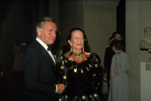 Bill Blass i Diana Vreeland w 1981 roku, Fot. Getty Images