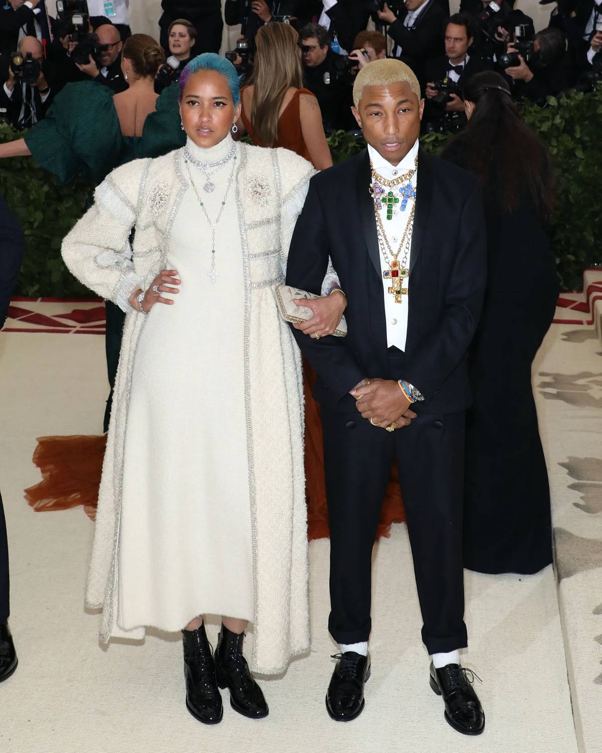 Pharrell Williams i Helen Lasichanh, 2018
