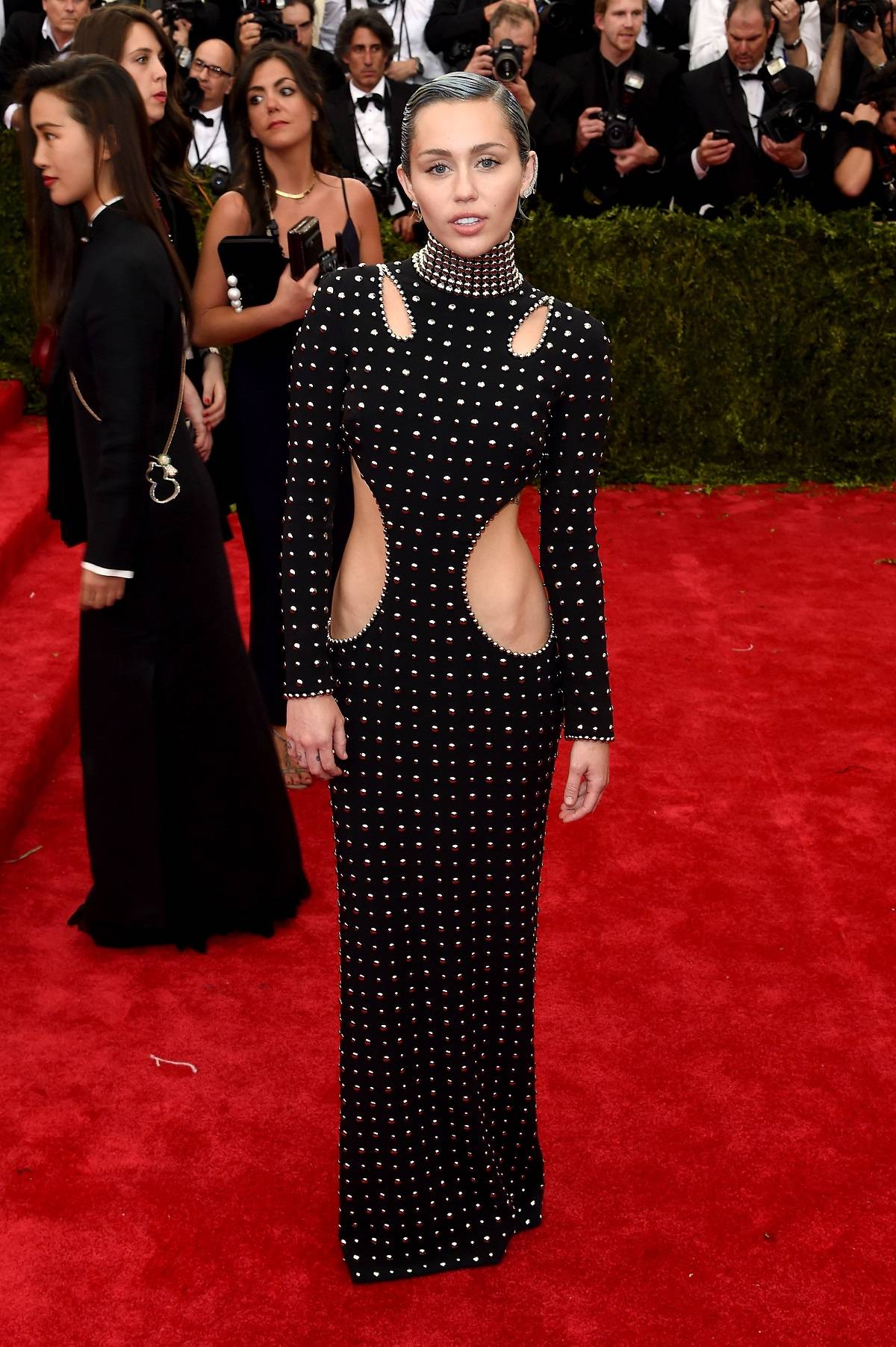 Miley Cyrus w kreacji Alexander Wang, 2015 rok